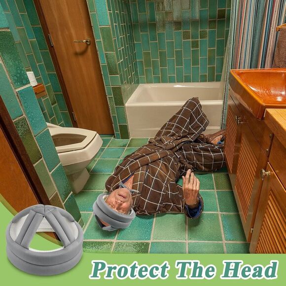 Elderly  Helmet, Safety Helmet Adjustable Breathable Head Protector NEW - Picture 5 of 16